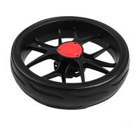 Push-Pull pour roue de chariot de golf de 25,4 cm avec axe de 10 mm, pneu de rechange en mousse EVA pour chariot de golf, moyeu en plastique, accessoire de conduite silencieux (rouge)