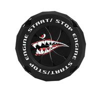 Push Start Button Cover, Auto Start Button Decor, Vehicle Accessories | Auto Start Button Decor Sticker for Men Adults Drivers Detailers Modifiers Daily Commute City Driving, Garage Workshop Sedans