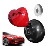 Push Start Cover, Ignition Button Trim, 4cm Car Interior Decor, Aromatherapy Ring Protector Heart Shape Accessory 40mm Universal Fit Scratch Guard Stylish Dashboard Upgrade Auto Protection