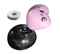 Push Start Cover, Ignition Button Trim, 4cm Car Interior Decor, Aromatherapy Ring Protector Heart Shape Accessory 40mm Universal Fit Scratch Guard Stylish Dashboard Upgrade Auto Protection