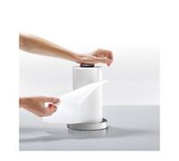 Push Tear Support dévidoir essuie tout Joseph Joseph Inox Gris