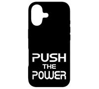 Push The Power Statement Design Kraft Motivation Force Coque pour iPhone 17