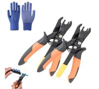 Push to Connect Disconnect Tong Pliers, Air Line Removal Tool for 1/4 & 5/16 Inch Pneumatic Fittings, Heavy Duty Air Hose Connector Removal & Air Line Hose Release Tool (2pcs)