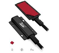 Push to Open Aimant Porte Placard Jiayi Lot de 2 Poussoir Placard Loquet Magnetique Porte Fermeture Push Open Amortisseur pour Armoire Fermeture Systeme pour Tiroir Noir