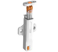 Push To Open Cabinet Hardware - ABS Métal 11,2 x 3,2 cm | Touch Latch For Doors, Kitchen Cabinet Push Release Mechanism With 30N Force | Press To Open Latch For Closet Drawer RV Furniture