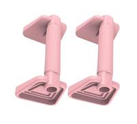Push Up Bars, Bar Strength Training, Sturdy Design and Lightweight, Portable Pushup Exercise Equipment for Floor Workouts, Upper Body Fitness, Home, Gym, Black, Pink Color