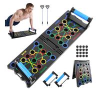 Push Up Board 24 en 1,Planche de pompes pliable avec Antiglisse Poignées,Planche push up pour la maison,Pour la formation thoraco - abdominale des bras et du dos