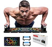 Push Up Board Pliable Ensemble de planches push-up Premium 24 en 1, pliable et portable, salle de gym à domicile, équipement de fitness pour la maison