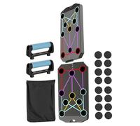 Push Up Rack Board Portable Multifonctionnelle Pliante, Planche Pompe Musculation Avec Antiglisse Poignées, Planche De Pompes Pour Exercices À Domicile Pour Muscles Exercice