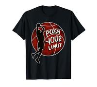 Push Your Limit, The Legend Basketball Slam Dunk Graphic T-Shirt