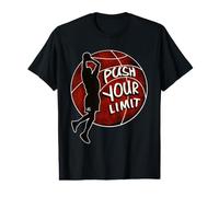 Push Your Limit, The Legend Basketball Slam Dunk Graphic T-Shirt Graphique avec Valeur