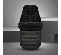 Pushchair Footmuff,Universal Baby Stroller Sleeping Bag, Cosy Toes Fit Toddler Sleeping bag for stroller,Buggy,Pushchair with Adjustable Side Zips, Water & Wind Proof Blanket Accessories (BLACK)