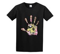 Pushead Hand of Fear Barcode Art Unisex 100% Cotton Short-Sleeve T-Shirts Black XL