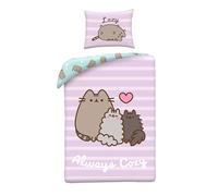 Pusheen Always Cozy Housse de Couette 140x200 + Taie 70x90 Stormy Pip Chat