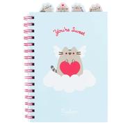 Pusheen Cahier A5 pour Bureau École Collection Purrfect Love Couverture Rigide