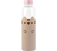 Pusheen Glass Bottle-Capacity 50 Cl,With Silicone Outer Part,Glass Bottle