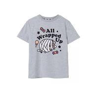 Pusheen Gris Halloween Mummy T-shirt à manches courtes Fille