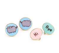 Pusheen - Hi & Bye - Set De 2 Paires De Boucles D'oreilles