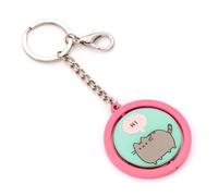 Pusheen Porte-clés Pink & Blue Hi Bye Spinning rotatif – rose et vert – taille unique