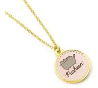 Pendentif et collier argent Pink Name The Carat Shop Pusheen DorÃ© 45 cm