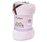 Pusheen PTC248004-KOC Couverture de lit douce et confortable pour chambre d'enfant et fille Rose 130 x 160 cm