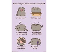 Pusheen Raisons De Être Un Chat Maxi Poster 61 x 91.5 cm PYRAMID INTERNATIONAL