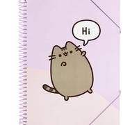 Pusheen - Reliure A4 avec élastique + 30 chemises transparentes