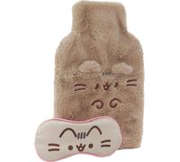 Pusheen - Set bouillotte et masque pour les yeux Lot de 2 NS8329 (taille unique) (Marron/Gris/Rose)