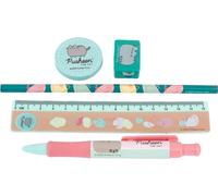 Pusheen - Set de papeterie 5 pièces TA12887 (Taille unique) (Vert pastel/Rose pastel)