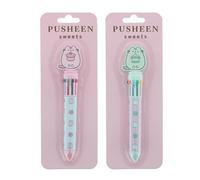Pusheen Stylo multicolore - 1 motif aléatoire | Joli stylo fantaisie multicolore pour enfants et adolescents | Papeterie amusante et cadeau Pusheen