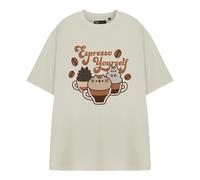 Pusheen - T-shirt manches courtes ESPRESSO YOURSELF - Femme (NS9035)
