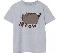 Pusheen - T-shirt "Meow" pour fille NS7600 (146-152) (Gris chiné)