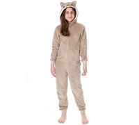 Pusheen The Cat Onesie pour Filles | Enfants Ados Rose Multi Marron OU Options de Personnage Pyjamas pour Chat | Capuche Polaire Sherpa avec Fermeture éclair