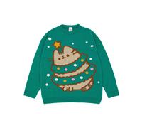 Pusheen Vert Christmas Tree Pull de Noël Femme