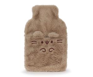 Pusheen Womens bouillotte | Mesdames et filles marron fourrure coussin chauffant | Accessoire en peluche isolé |Cadeau pour adultes et enfants