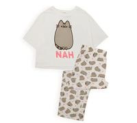 Pusheen Womens Pyjamas Adults Cartoon Cat Nah T-Shirt Pantalon PJS
