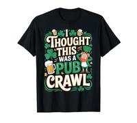 Pushing My Luck Tractor St Patricks Day Apparel Outfit Cute T-Shirt