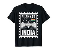 Pushkar India Timbre-Poste Souvenir de Voyage T-Shirt