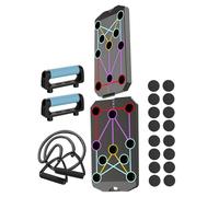 Pushup Board - Conseil De Fitness Multifonctionnel, Équipement De Formation Portable | Poignées D'entraînement Pour Les Exercices Musculaires Pliables, Accessoire De Gym Pour La Construction De