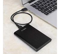 PUSOKEI 2.5 Boîtier de Disque Dur pour Ordinateur Portable SATA vers USB 3.0 7-9.5MM Boîtier SSD Externe sans Outil (Noir)