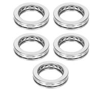 PUSOKEI 5pcs roulements de butée à Billes axiaux, 30mm x 52mm x 12mm roulements à Billes de poussée axiale à Simple Direction en Acier pour l'installation d'équipement de Fabrication de Machines