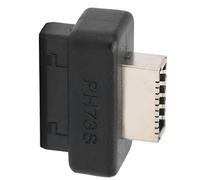PUSOKEI Adaptateur USB3.0 20 Broches vers Type E Convertisseur de Carte Mère Vertical Efficace pour Une Connexion de Signal Stable 1 X Adaptateur, adapté à Toutes Les Cartes Mères USB3.0