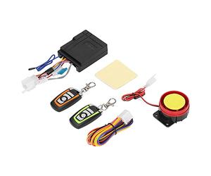 PUSOKEI Alarme Antivol Moto 12V, Système de sécurité avec 2 | Universal Anti Theft Device with Loud Siren, for ATV, Scooter, Offroad Vehicle