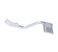 PUSOKEI Aluminum Alloy Camera Thumb Grip Hot Shoe Rest Handle (Silver) | Conception incurvée ergonomique, finition usinée CNC, fixation rapide, soulagement de la fatigue des mains, housse de