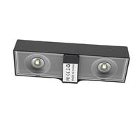 PUSOKEI Applique Murale Solaire étanche avec commodité à énergie Solaire, Applique Murale IP65 pour Mur de Clôture, 4,65x1,30 Pouces