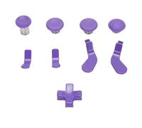 PUSOKEI Baguettes Métalliques Series 2 Core |4 Joysticks 4 Palettes 1 Kit de Remplacement D-Pad Standard (Purple)