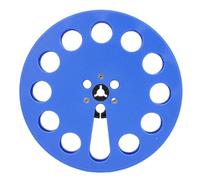 PUSOKEI Bobine de Réception Vide de 1/4 de 7 Pouces, Bobine Audio Ouverte Universelle à Bobine Magnétophone, Bobine de Bande Vide en Plastique avec 11 Trous, pour Pioneer, pour TEAC, (BLUE)