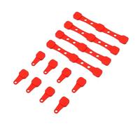 PUSOKEI Boucle de Fixation de Revêtement de Friteuse en Silicone Résistant à la Chaleur pour Maintenir le Papier Parchemin - Prévenir les Risques D'incendie - pour une Cuisson Pratique - Paquet de 4