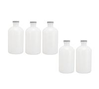 PUSOKEI Bouteilles D'injection d'animaux de Bétail de capacité Généreuse, Bouteilles de Seringues Vétérinaires de 100 ML, de Seringues Réutilisables en PP pour Le Bétail, 5 Pièces