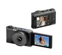 PUSOKEI Caméra Numérique 4K avec Viseur de Niveau de Taille, Écran | Caméra de 68 MP, Zoom 28X, Transfert OTG, Filtres de beauté Intégrés, Bouton Style DSLR
